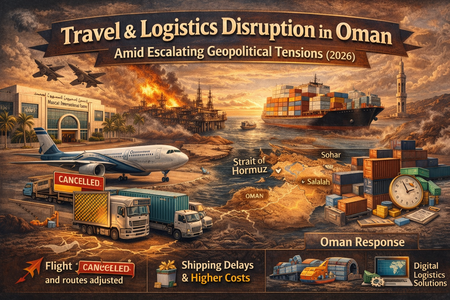 Travel & Logistics Disruption in Oman Amid Escalating Geopolitical Tensions (2026)